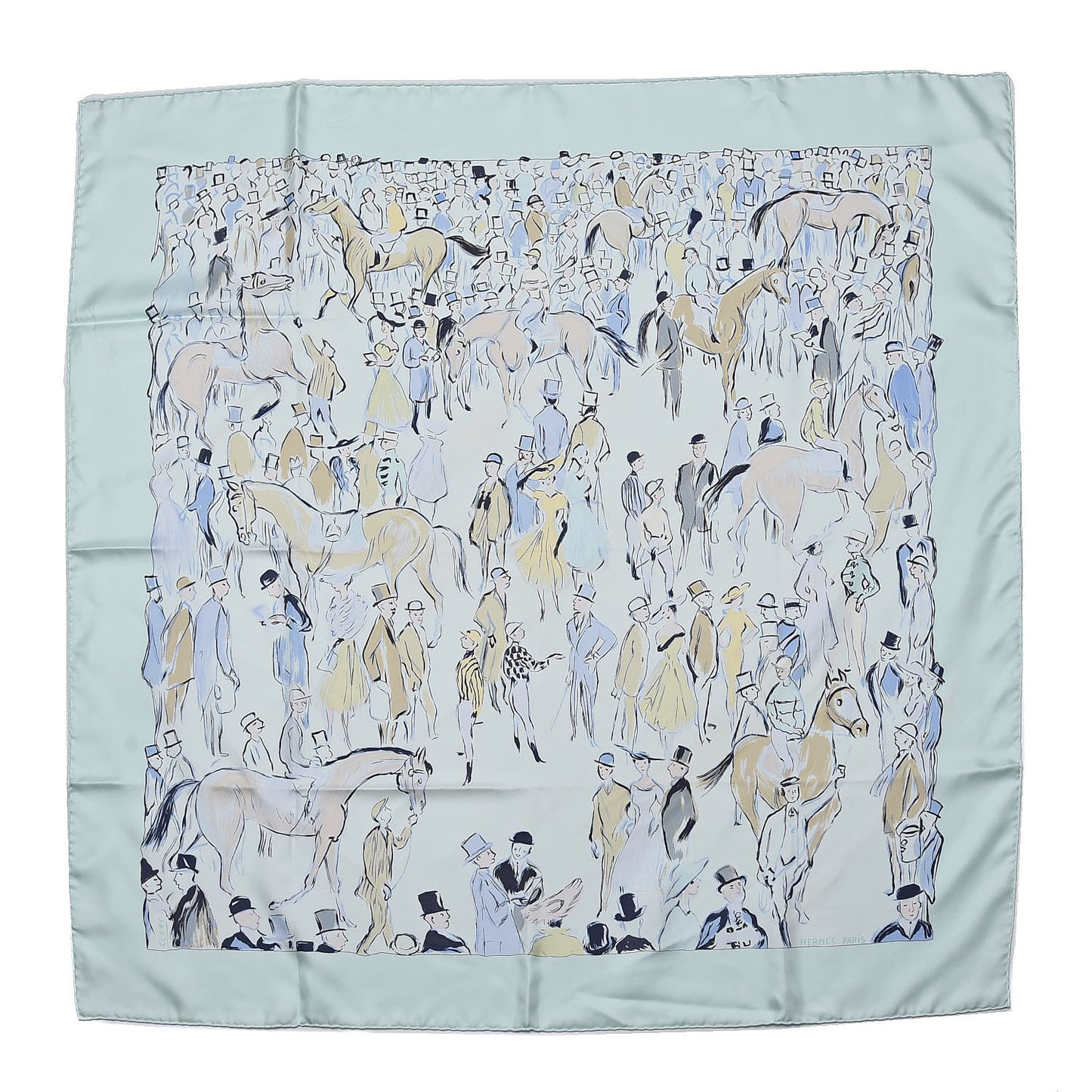 Silk Paddock Scarf 90