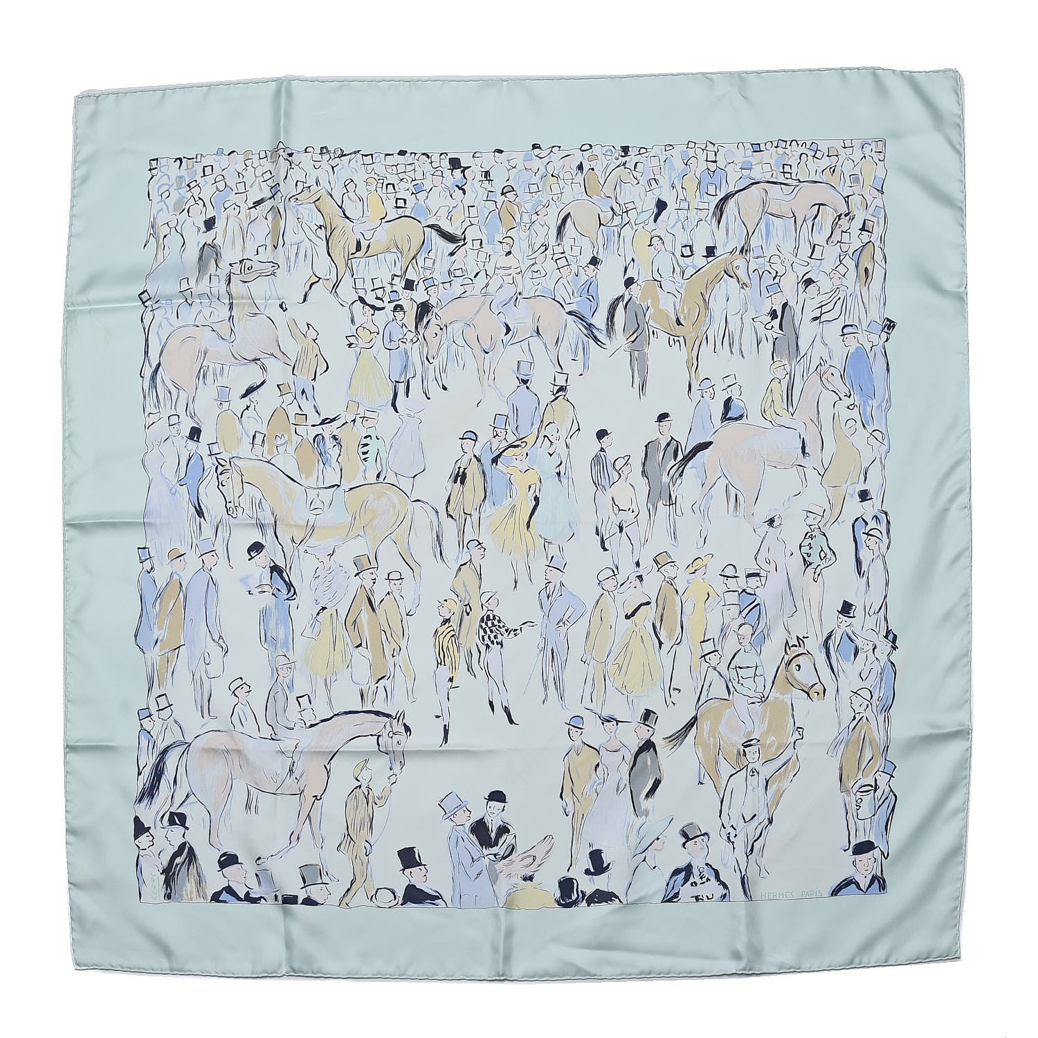 Hermes Silk Paddock Scarf 90 1 of 7