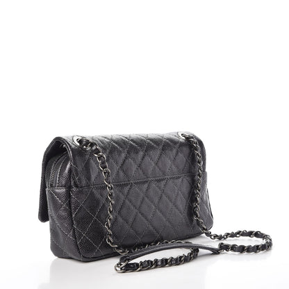 Chanel Iridescent Caviar Quilted Large Chic Flap Purple 3 of 7