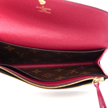 Louis Vuitton Monogram Emilie Wallet Fuchsia 5 of 8