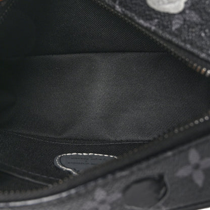 Louis Vuitton LV X YK Monogram Eclipse Dots Mini Soft Trunk Black Silver 5 of 9