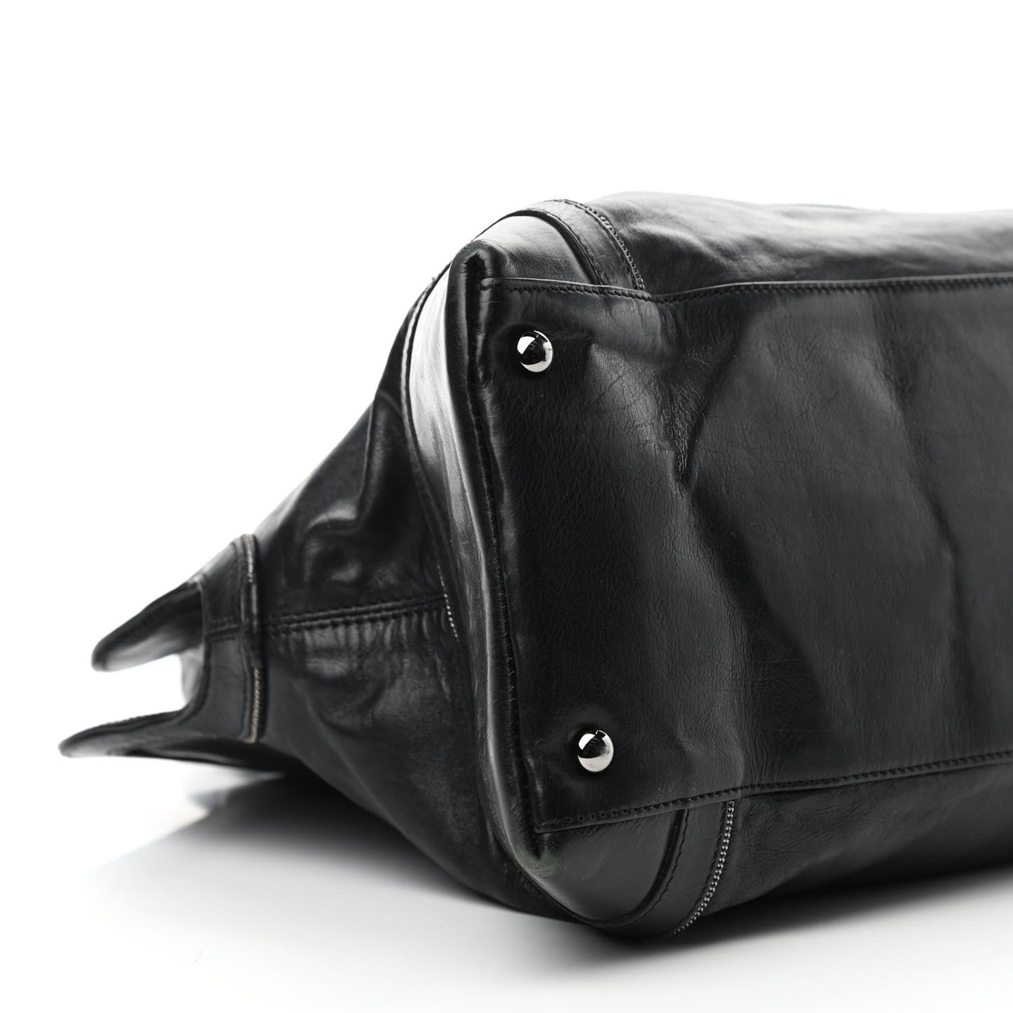 Lambskin East West Soho Shopper Black