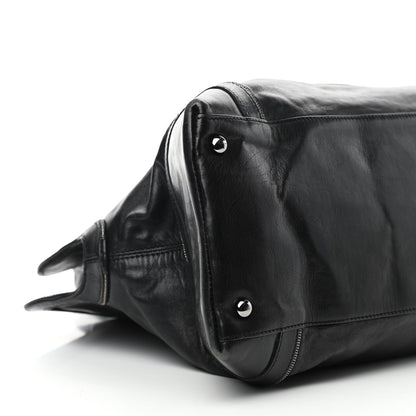 Chanel Lambskin East West Soho Shopper Black 9 of 11
