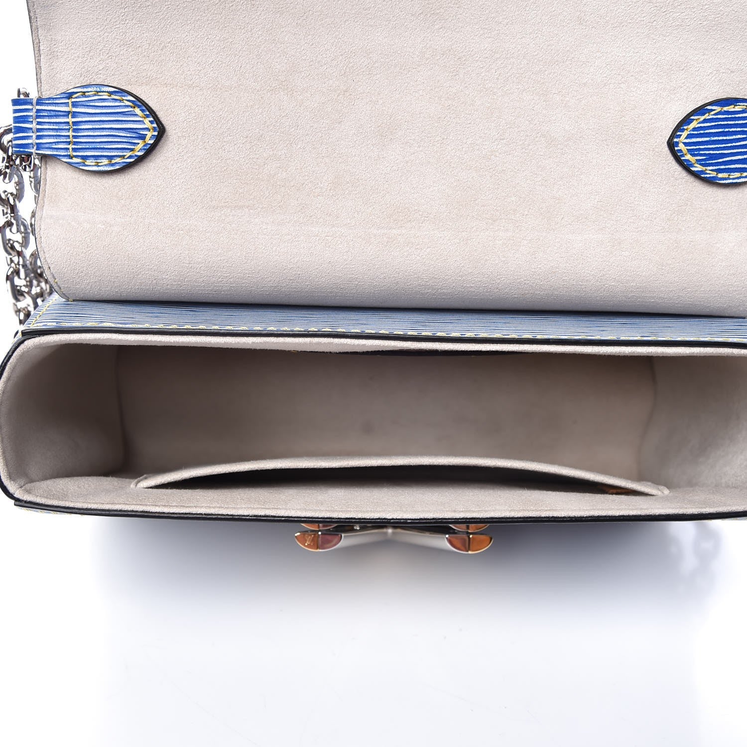 Louis Vuitton Epi Twist Shoulder Bag MM Denim Light 6 of 9