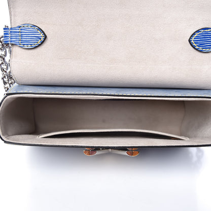 Louis Vuitton Epi Twist Shoulder Bag MM Denim Light 6 of 9