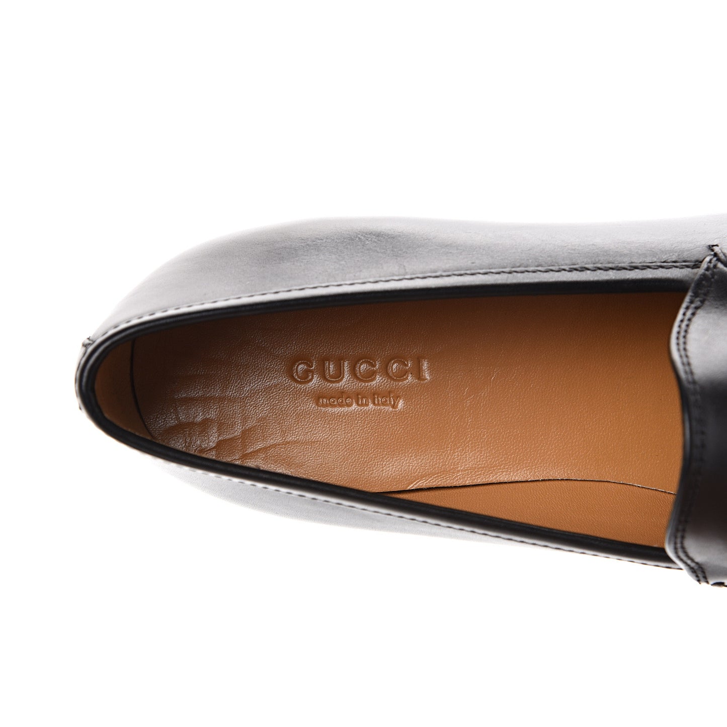 Calfskin Womens Jordaan Loafers 38.5 Black