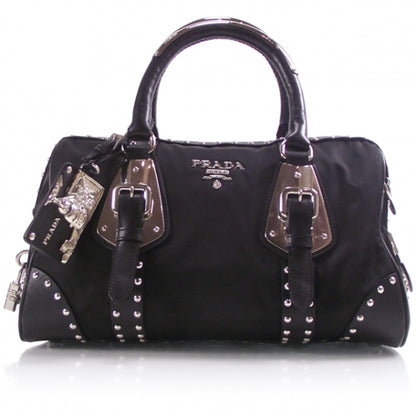 Prada Nylon Studded Doctor Bag 1 of 10