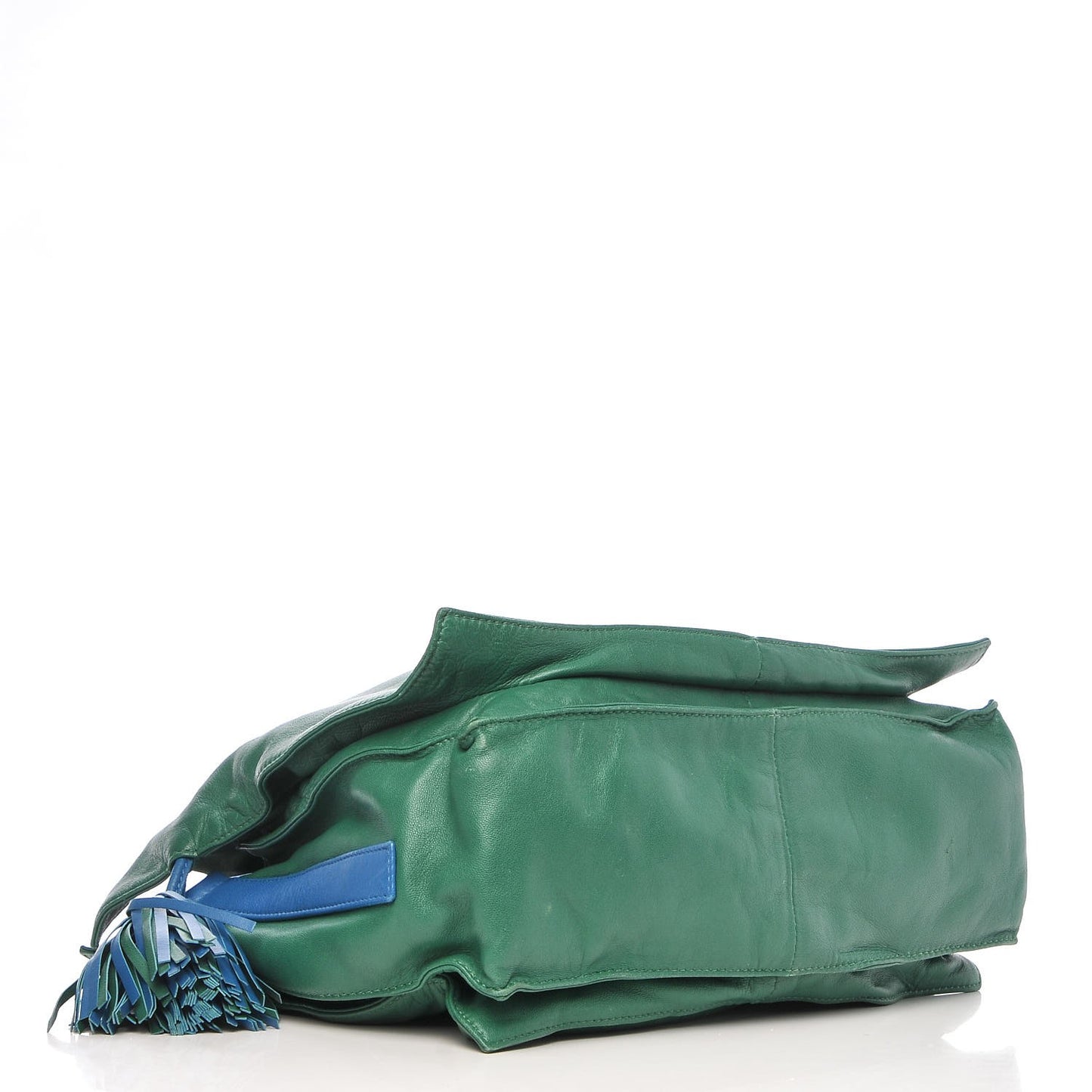 Calfskin Flamenco Shoulder Bag Green