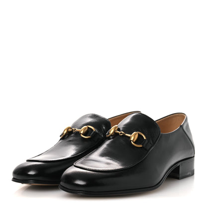 Gucci Goatskin Womens Horsebit Mid-Heel Loafers 36 Black 4 of 11