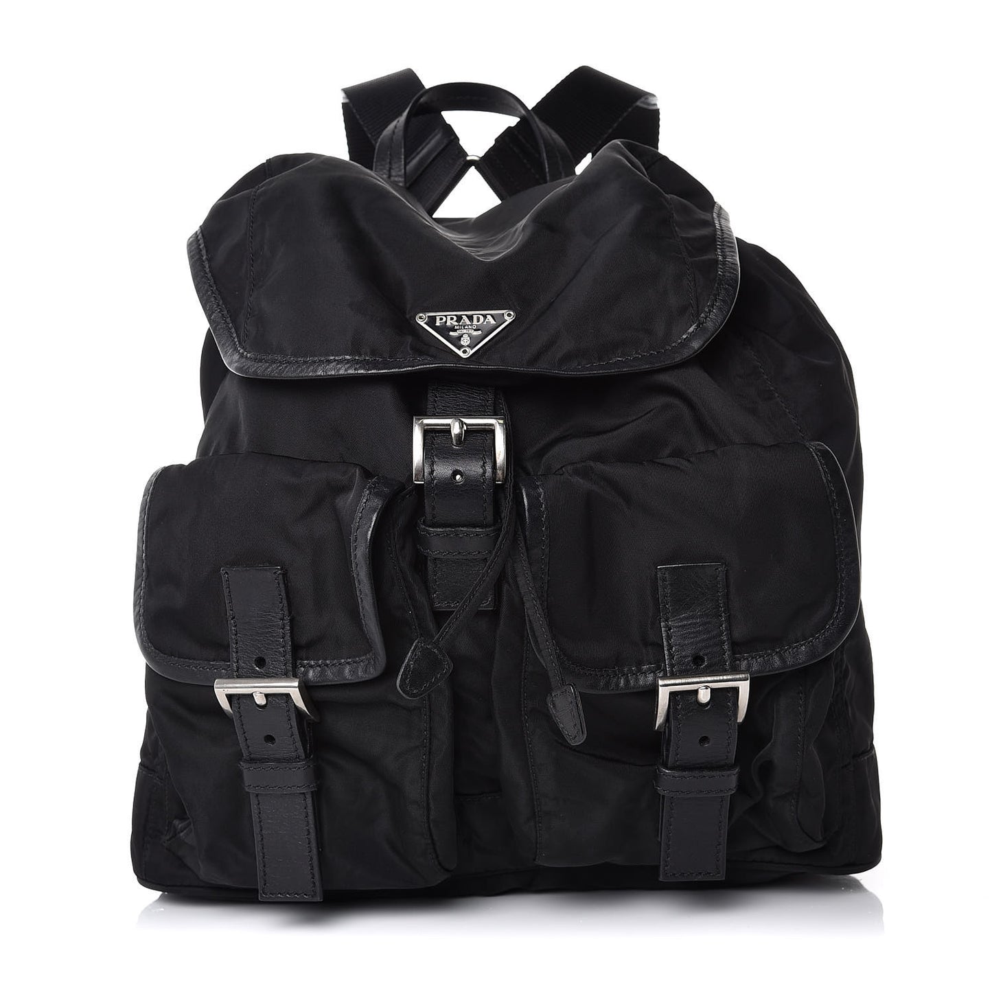 Nylon Vela Medium Backpack Black