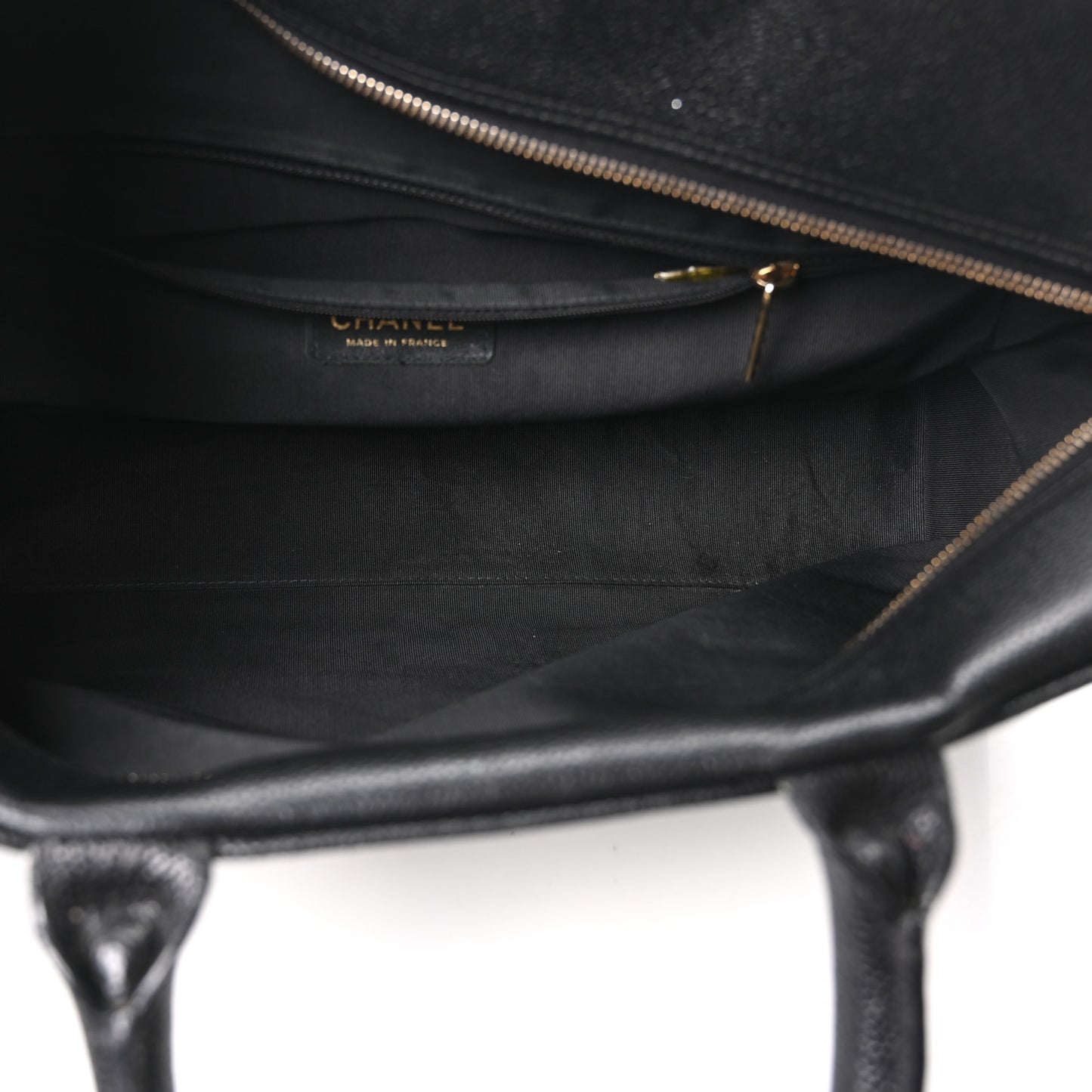 Caviar Quilted Large Bowler Black