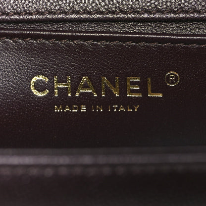 Chanel Caviar Quilted Medium Boy Flap Dark Purple 6 of 10