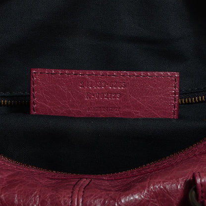 Balenciaga Agneau Classic Hardware Maxi Twiggy Cassis 7 of 12