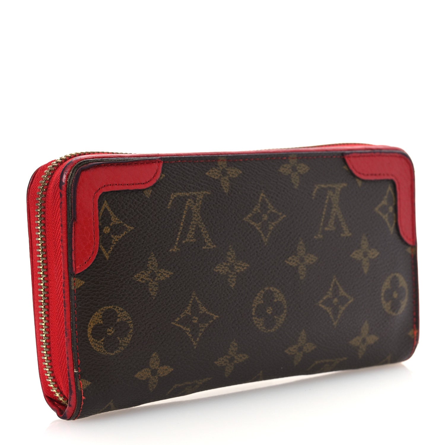 Louis Vuitton Monogram Retiro Zippy Wallet Cherry 3 of 12