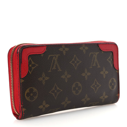 Louis Vuitton Monogram Retiro Zippy Wallet Cherry 3 of 12
