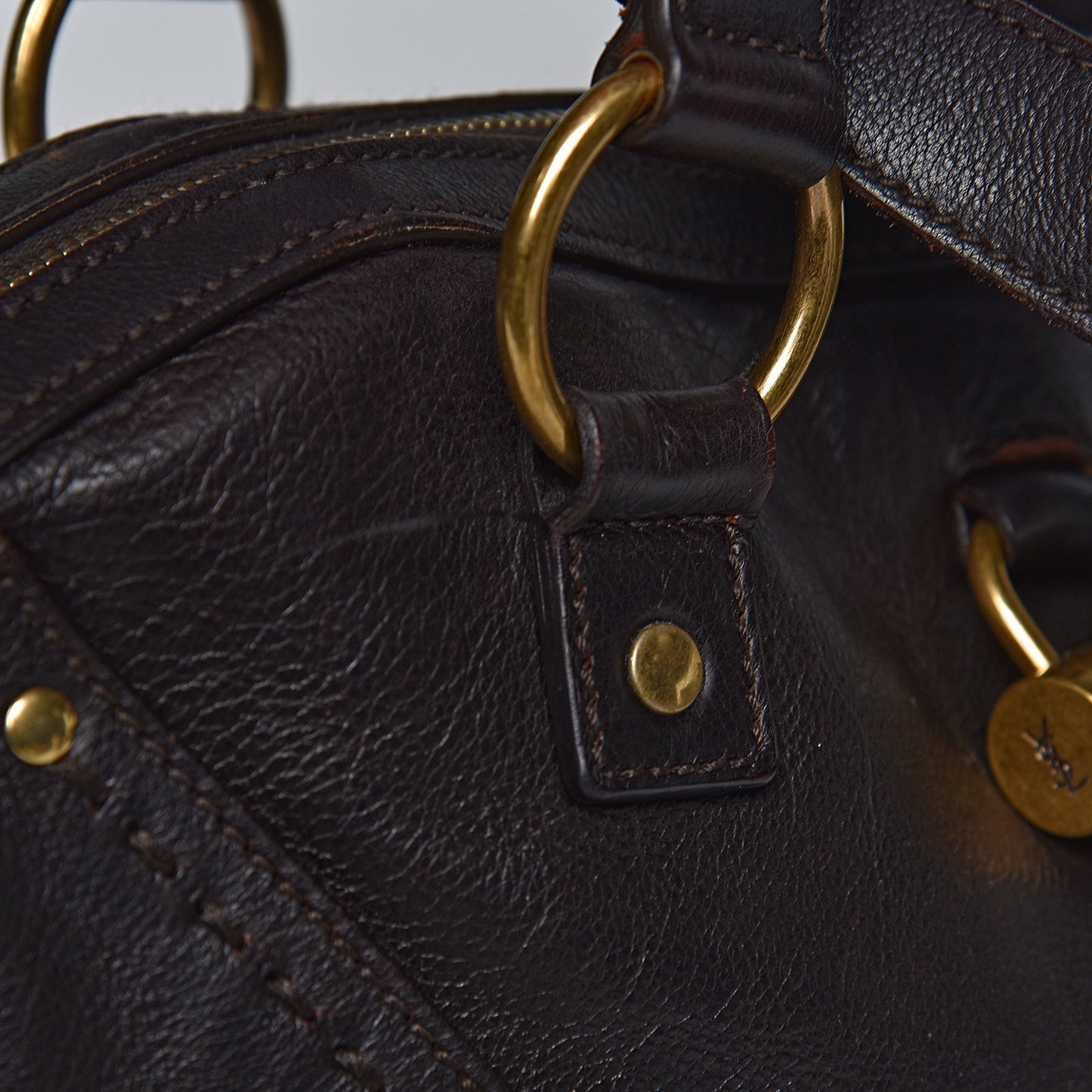 Calfskin Large Muse Brown
