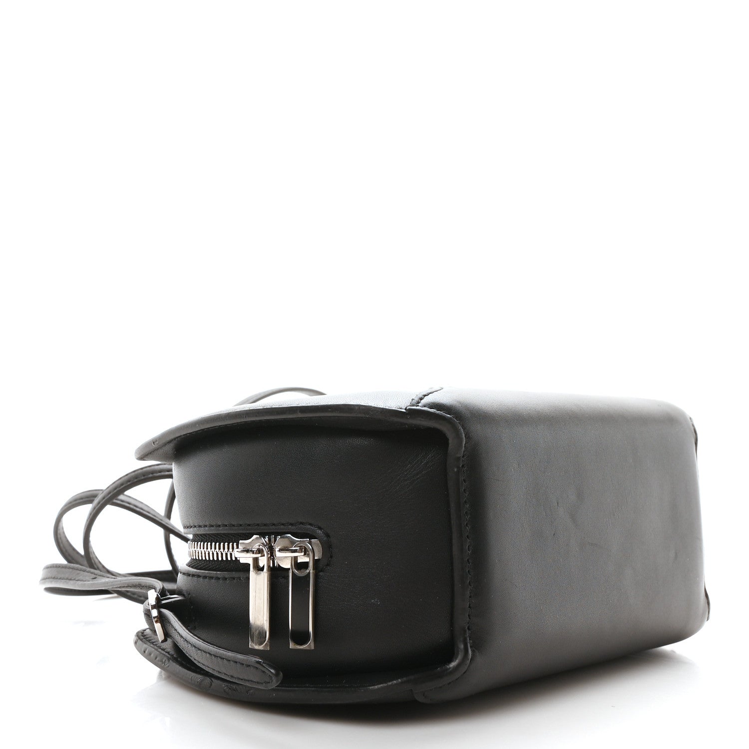 Loro Piana Smooth Calfskin Sesia Crossbody Black 4 of 9