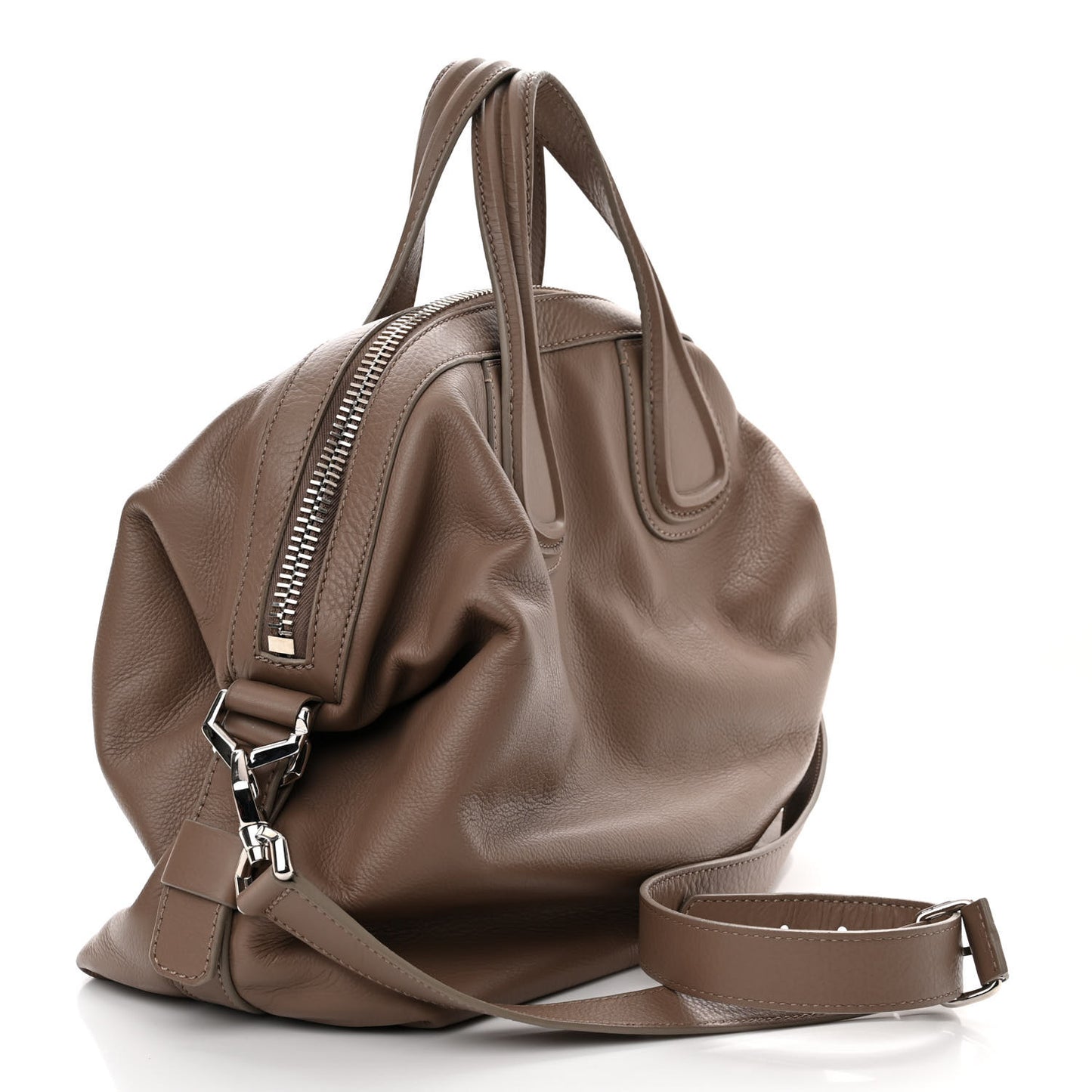 Grained Calfskin Medium Nightingale Brown