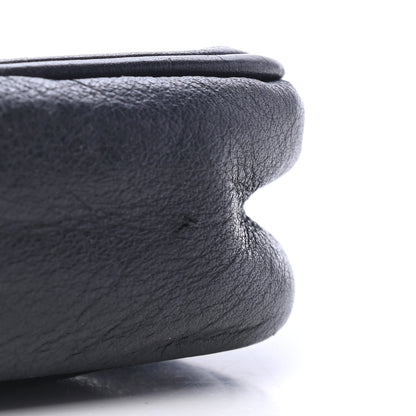 Fendi Vitello Flamingo Fendista Pouchette Crossbody Black 5 of 5