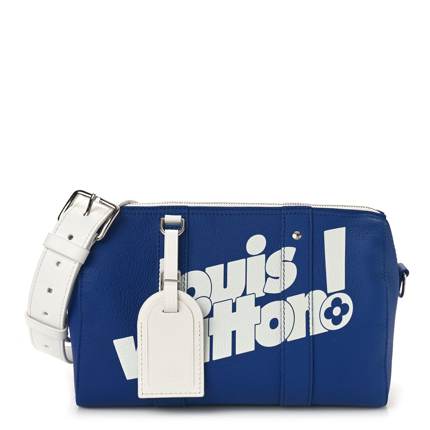 Calfskin Everyday LV City Keepall Blue