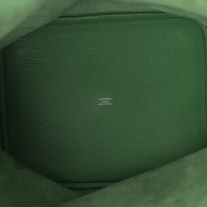 Hermes Taurillon Clemence Picotin Lock 26 GM Bamboo 5 of 10