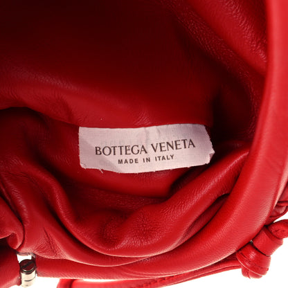 Bottega Veneta Nappa Intrecciato The Mini Pouch Bright Red 8 of 11