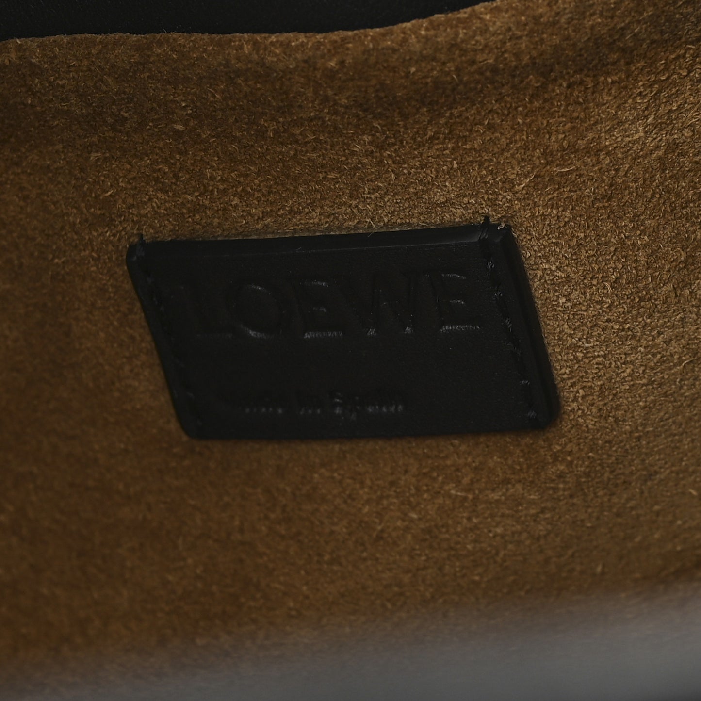 Nappa Flamenco Knot Clutch Black