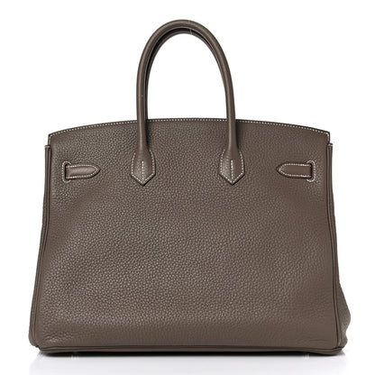 Hermes Togo Birkin 35 Etoupe 4 of 39