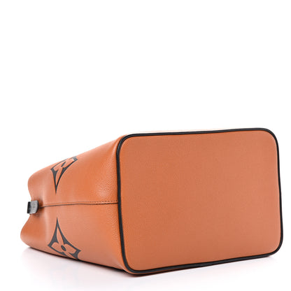 Louis Vuitton Empreinte Monogram Giant Crafty Neonoe MM Caramel Black 4 of 11