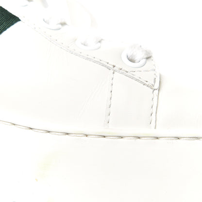 Gucci Calfskin Web Bee Embroidered Womens Ace Platform Sneakers 39.5 White 13 of 14