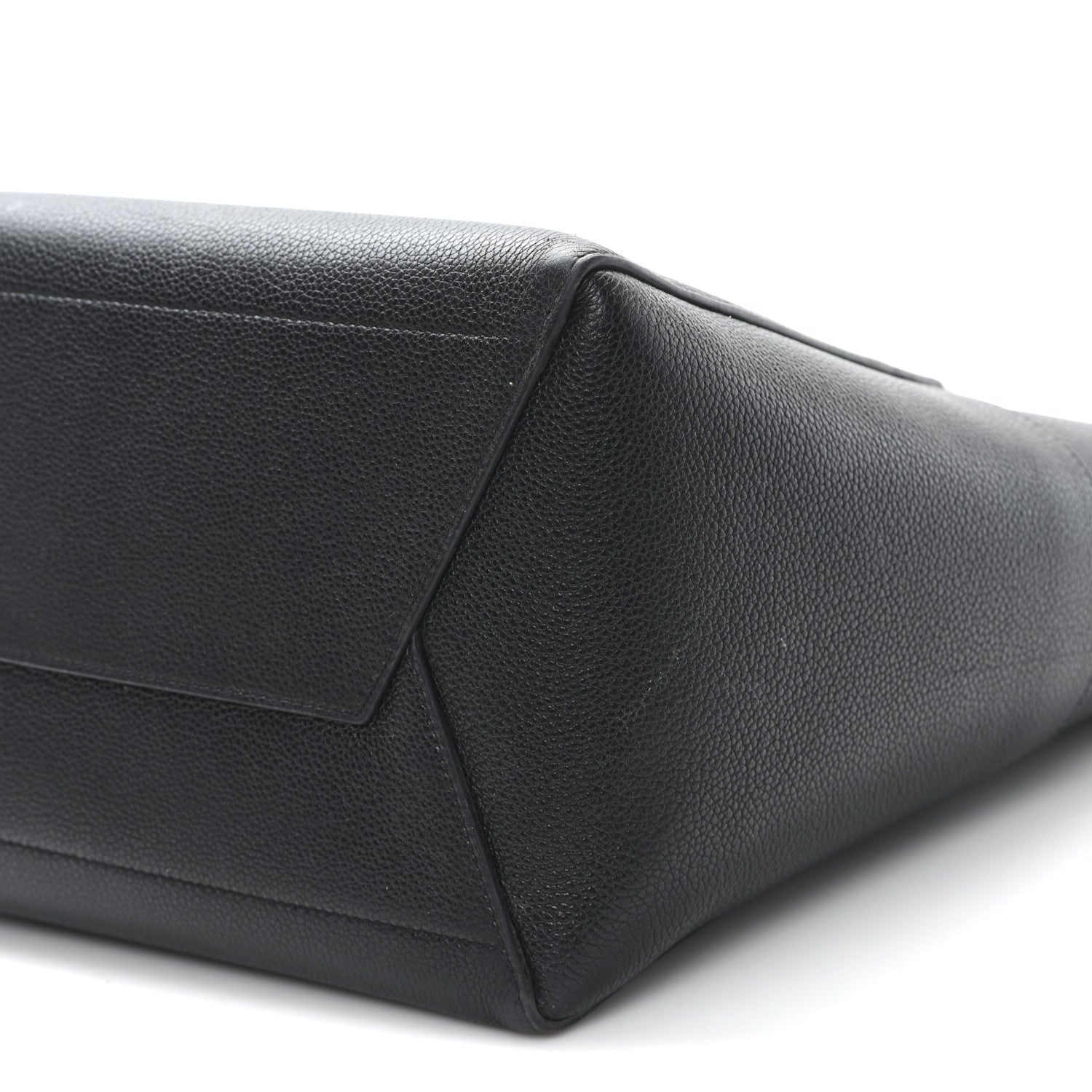 Celine Soft Grained Calfskin Sangle Bucket Bag Black 9 of 10