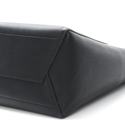 Celine Soft Grained Calfskin Sangle Bucket Bag Black 9 of 10