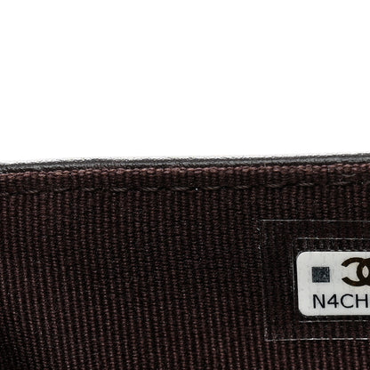 Chanel Caviar Quilted Medium Flap Wallet Dark Purple 7 of 8