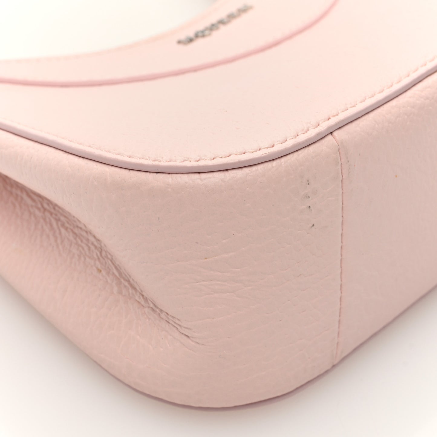 Graned Lambskin Mini T-Bar Bag Venus Pink