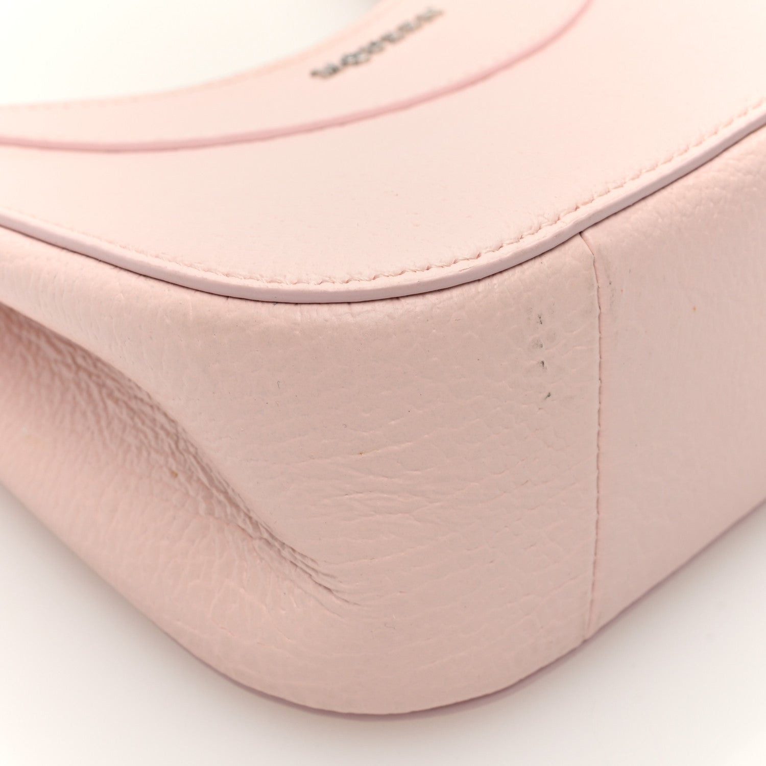Alexander McQueen Graned Lambskin Mini T-Bar Bag Venus Pink 8 of 9