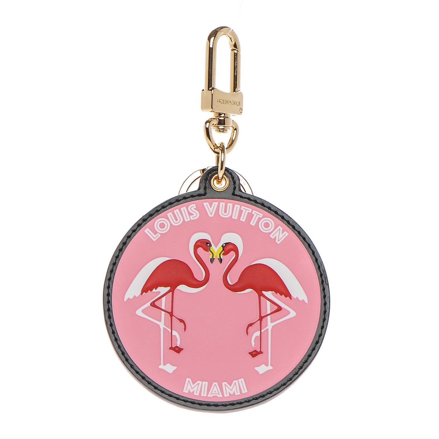 Louis Vuitton World Tour Flamingo Bag Charm Key Holder 1 of 5