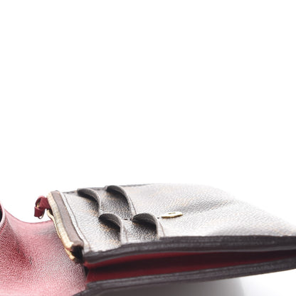 Louis Vuitton Monogram Emilie Wallet Red 6 of 10