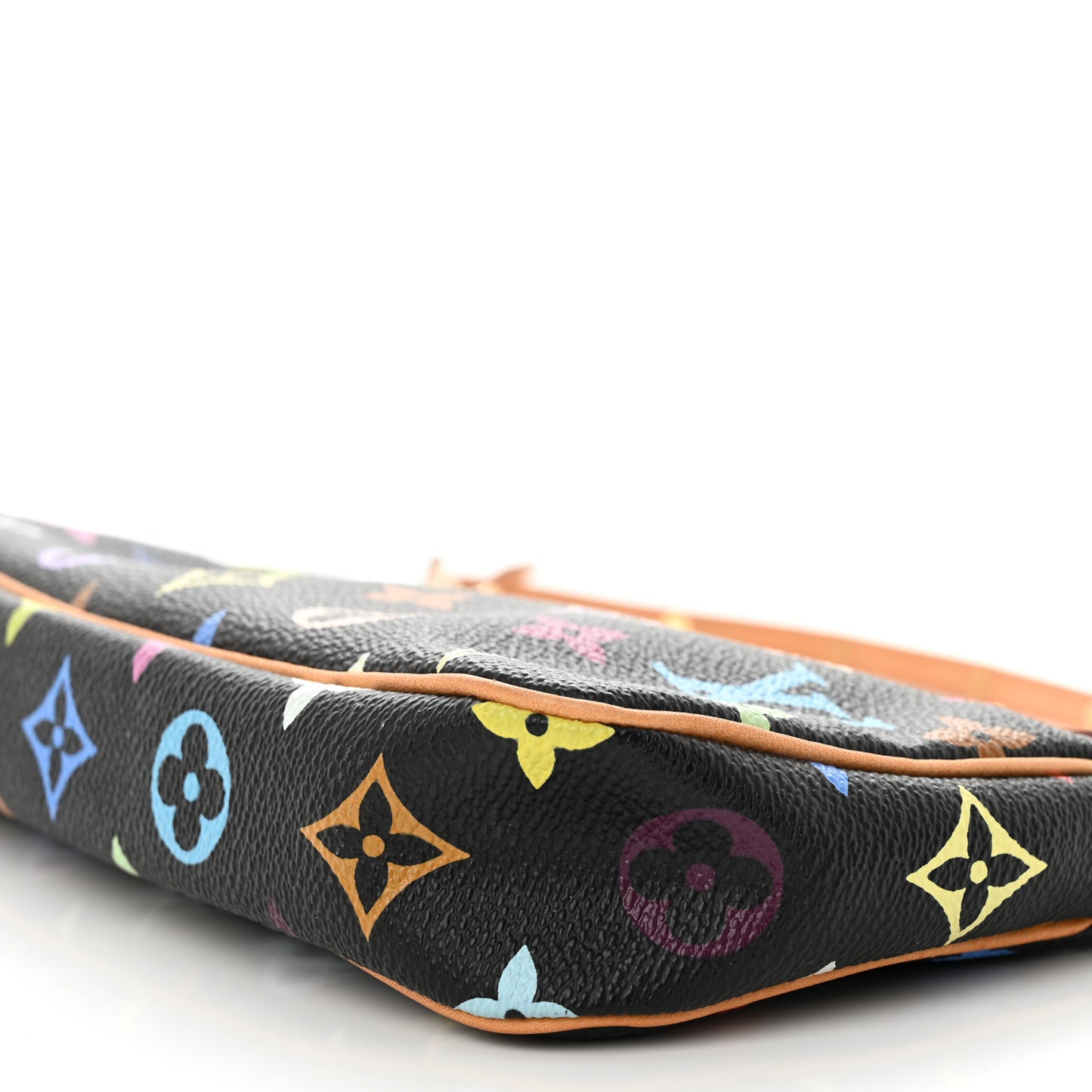 Monogram Multicolor Pochette Accessories Black