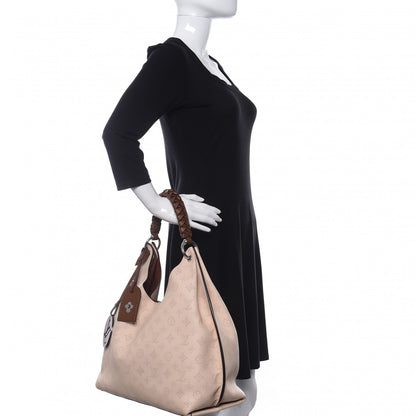 Louis Vuitton Mahina Carmel Hobo Creme 2 of 10