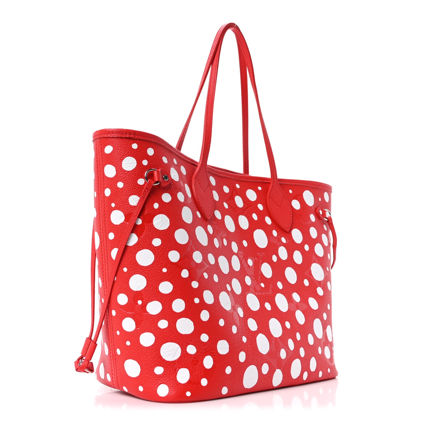LV X YK Empreinte Infinity Dots Neverfull MM Rouge White