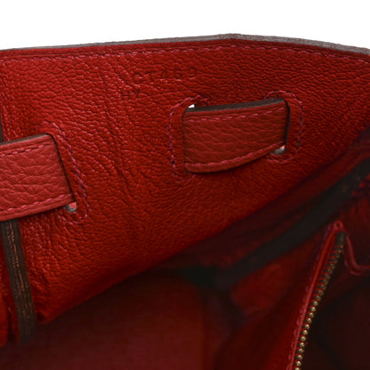 Hermes Togo Kelly Retourne 32 Rouge Casaque 7 of 10