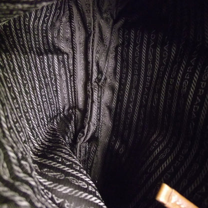 Prada Tessuto Nylon Striped Shoulder Bag 7 of 11