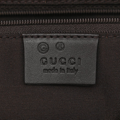 Gucci Nylon Monogram Small Boston Dark Brown 6 of 10