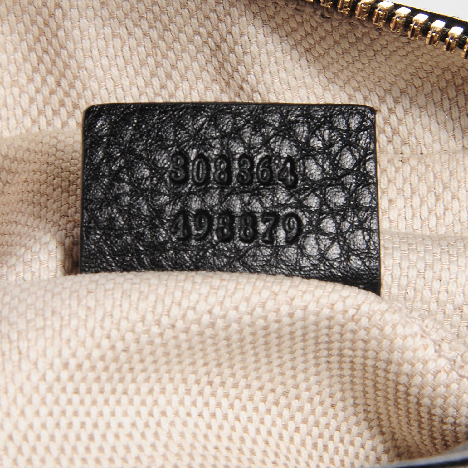 Gucci Pebbled Calfskin Small Soho Disco Bag Black 7 of 7