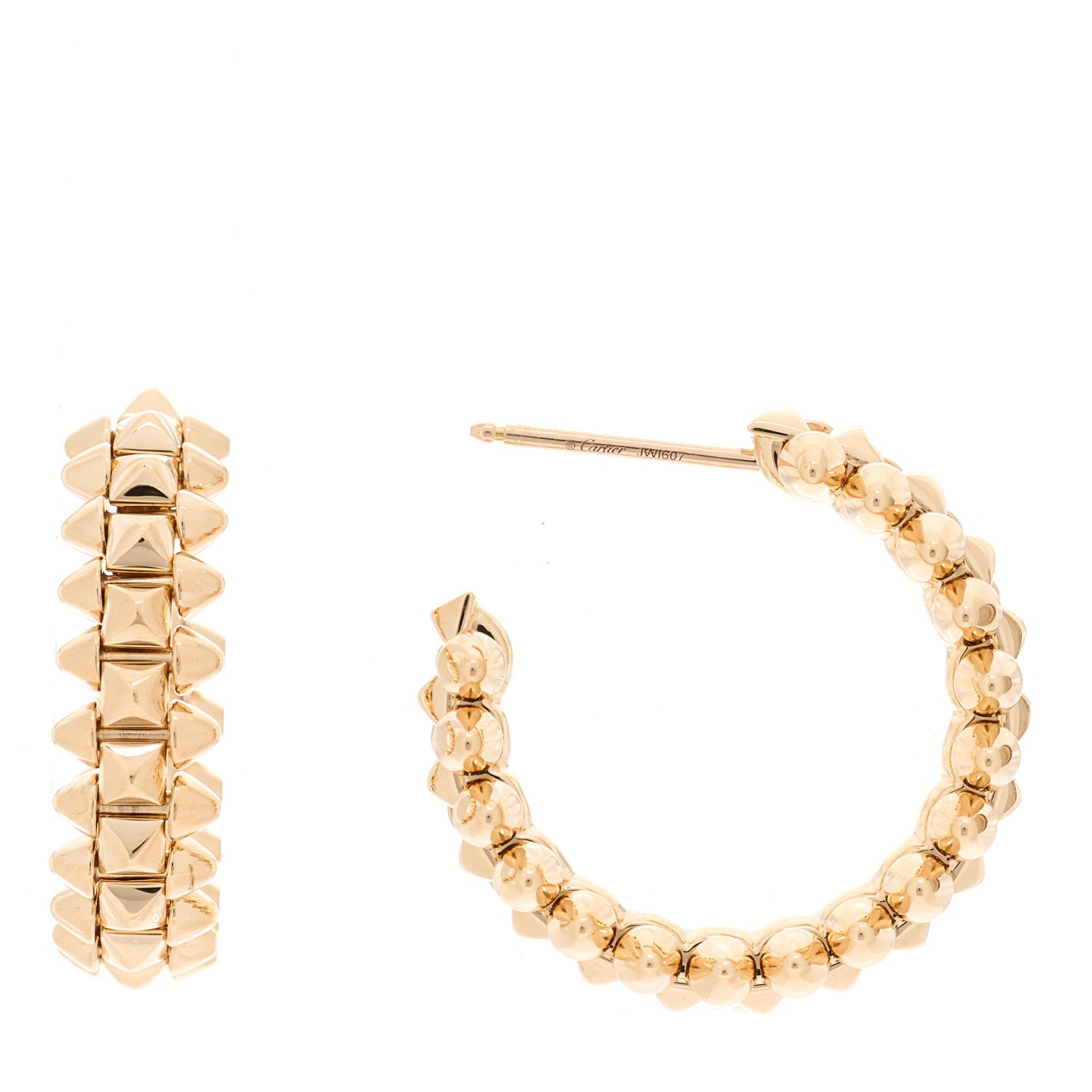 Cartier 18K Pink Gold Small Clash de Cartier Earrings 1 of 4