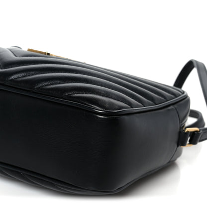 Saint Laurent Calfskin Matelasse Monogram Lou Camera Bag Black 10 of 10