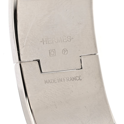 Hermes Enamel Wide Clic Clac H Bracelet PM White 4 of 5