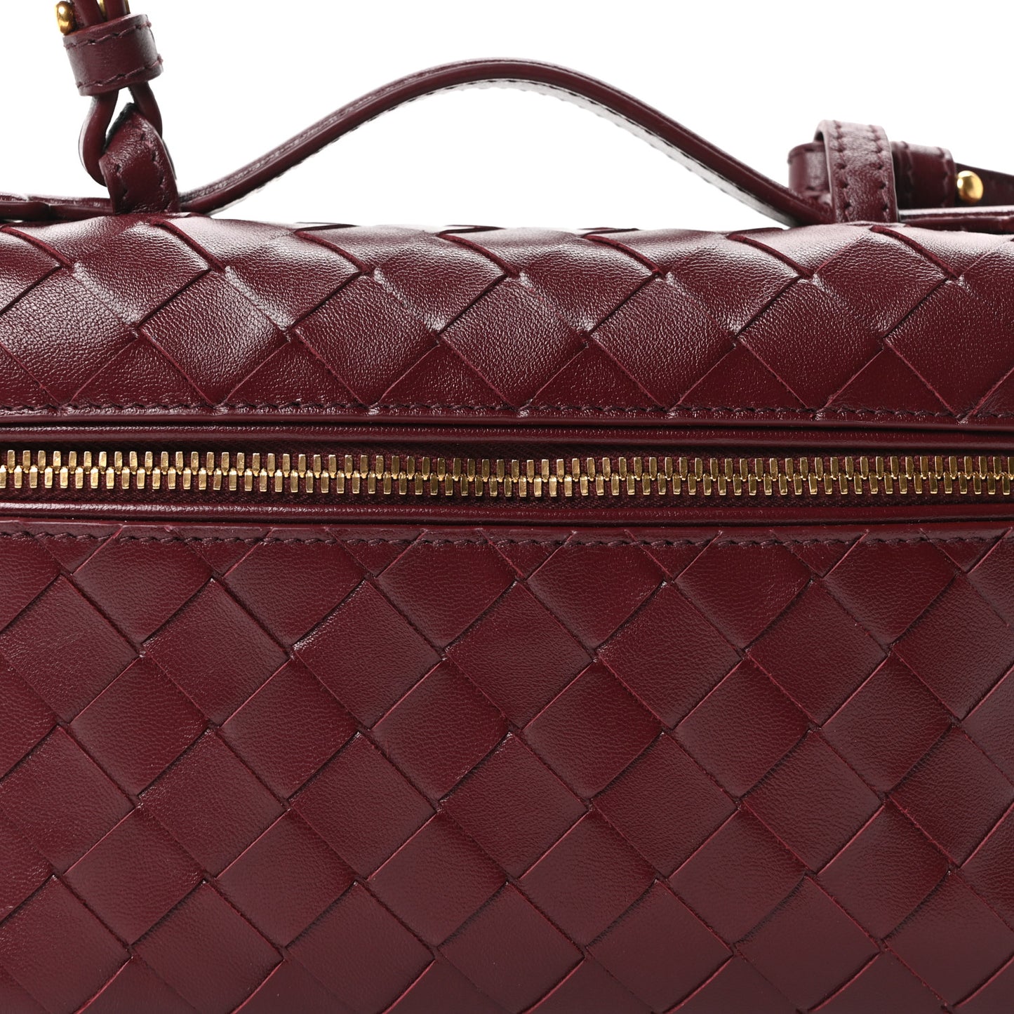 Nappa Intrecciato Bang Bang Vanity Case Barolo