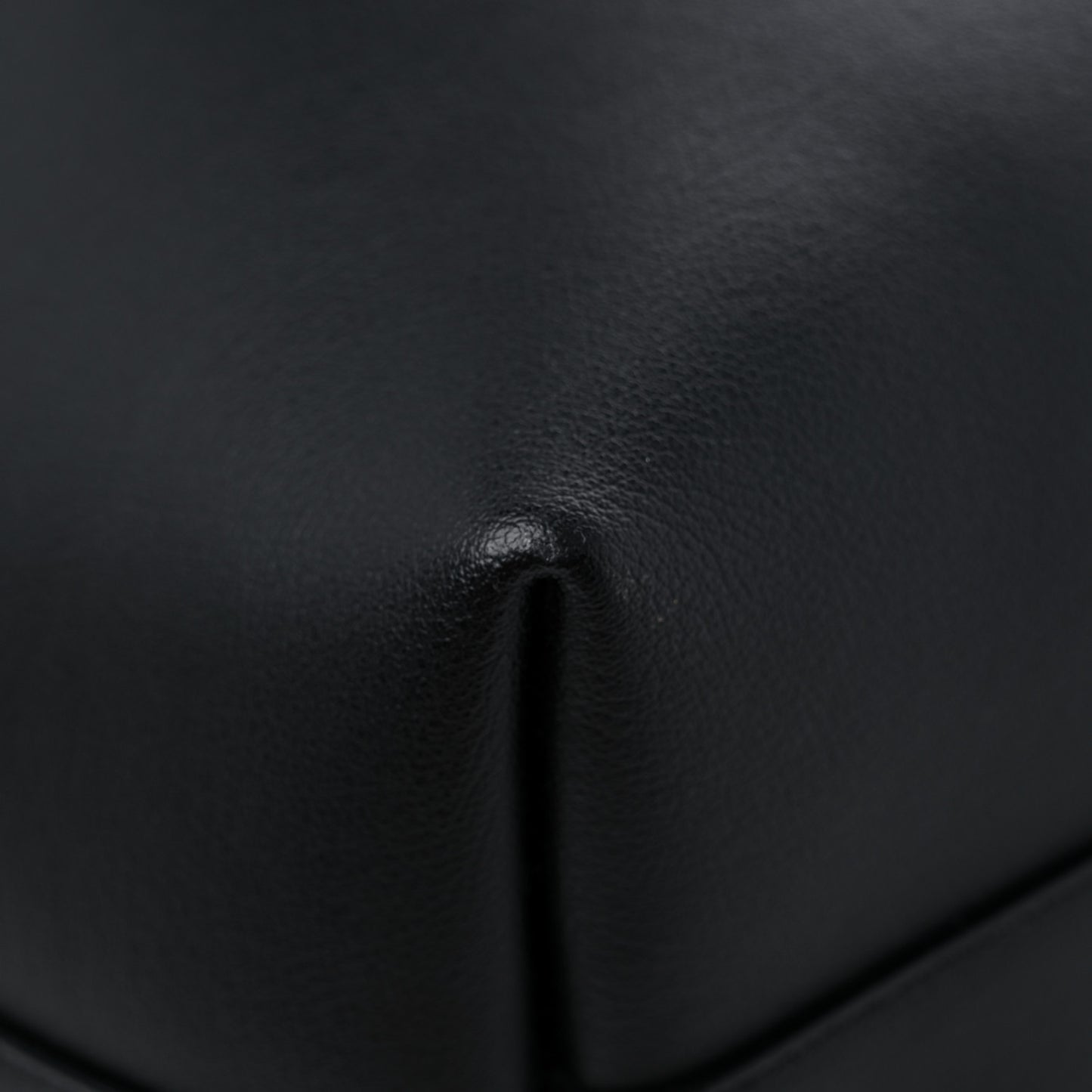 Calfskin Large Shopping Tote Black