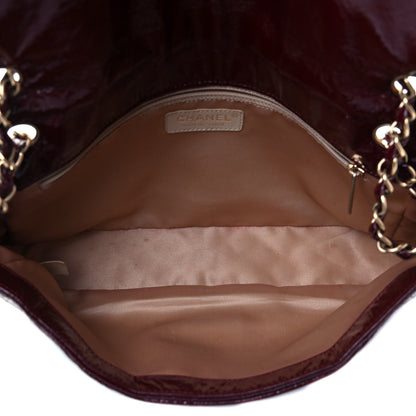 Chanel Vinyl Rock and Chain Medium Flap Bordeaux 4 of 4
